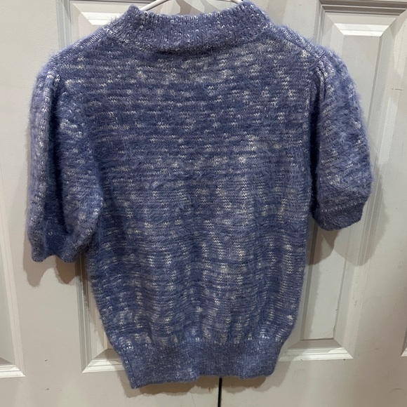 NEW Philosophy women Crewneck Sweater in Soft Blue size S - Picture 8 of 9